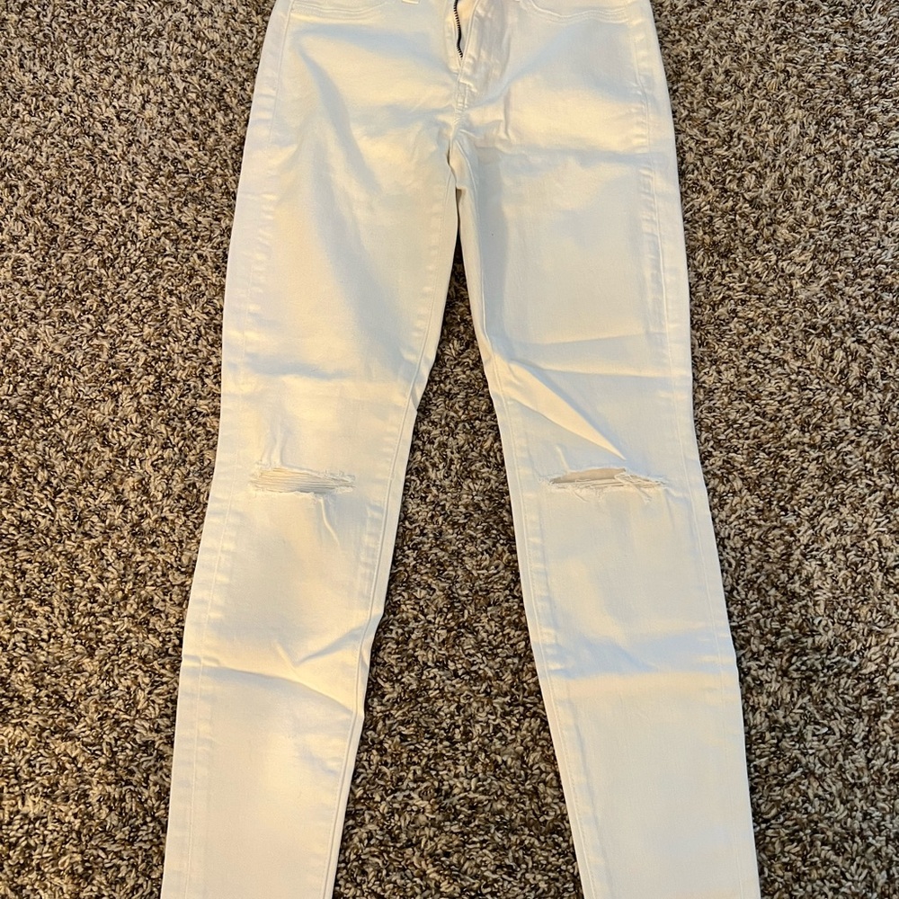 American Eagle White Skinny Jeans - Picture 1 of 4